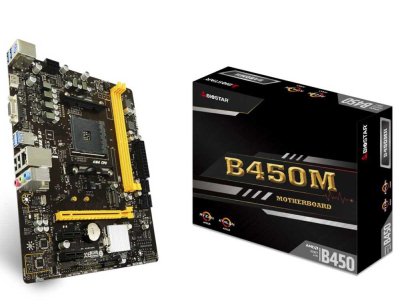 Biostar B450MH AM4 AMD Motherboard